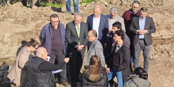 Bursa Tophane MTAL'de temel kazılar başladı haberi