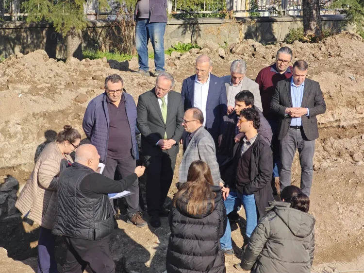 Bursa Tophane MTAL'de temel kazılar başladı haberi