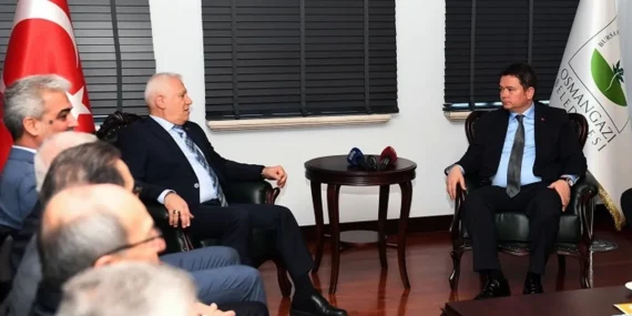 Bursa'da Başkan Aydın ve Başkan Bozbey’den iş birliği vurgusu haberi