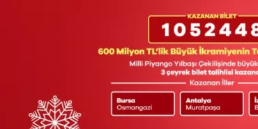 Büyük ikramiyeyi 3 il paylaştı! İşte talihli numara!