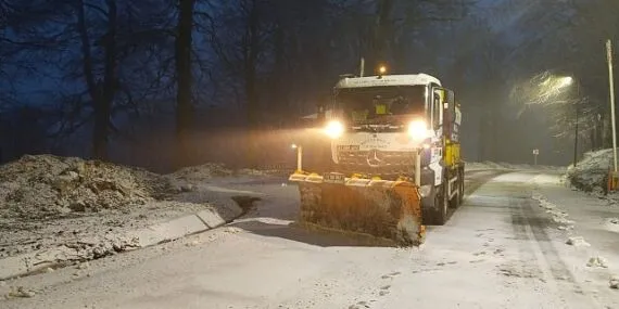 Büyükşehir’de kar mesaisi sürüyor haberi