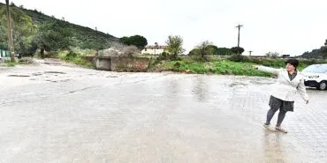 Büyükşehir’den Özdere’deki sel mağdurlarına yardım eli