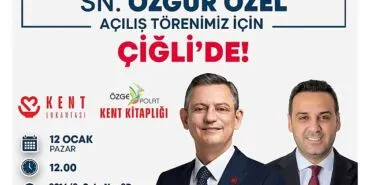 CHP Lideri Özel’den Çiğli’de iki açılış haberi