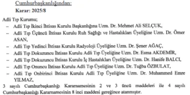 Cumhurbaşkanı imzaladı... Türkiye Adalet Akademisi Altun'a emanet haberi