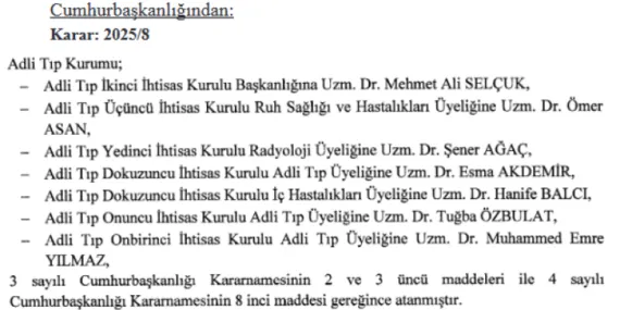 Cumhurbaşkanı imzaladı… Türkiye Adalet Akademisi Altun'a emanet haberi