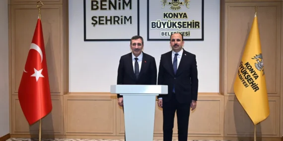 Cumhurbaşkanı yardımcısı Cevdet Yılmaz Başkan Altay'ı ziyaret etti haberi