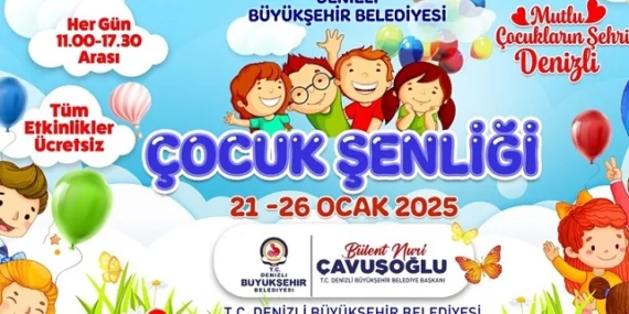 Denizli Büyükşehir’den çocuklara şenlik müjdesi haberi