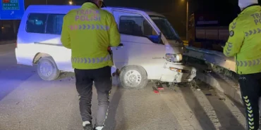 Düzce'de alkollü sürücü karşı şeride geçti
