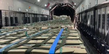 Gazze için tonlarca gıda malzemesi Ürdün'e ulaştırıldı haberi