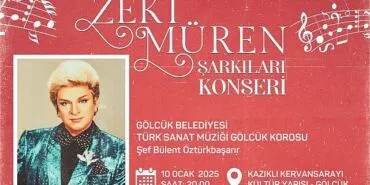Gölcük Belediyesi, Türk müziğinin efsane ismi Zeki Müren’i anmak üzere özel bir gece düzenleyecek. haberi