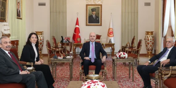 İmralı heyeti TBMM'de siyasi parti turlarına başladı