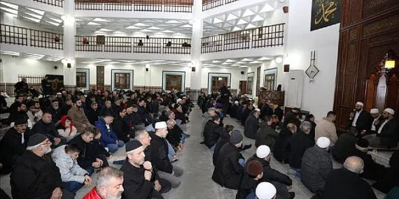 İnegöl’de Üç Aylar Sabah Namazı Buluşmasıyla Karşılandı