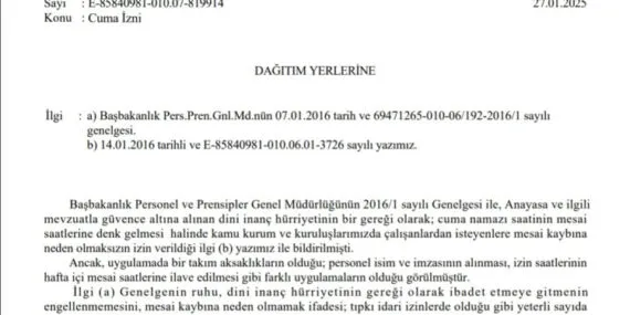 İstanbul Valiliği 'Cuma' genelgesini hatırlattı! haberi