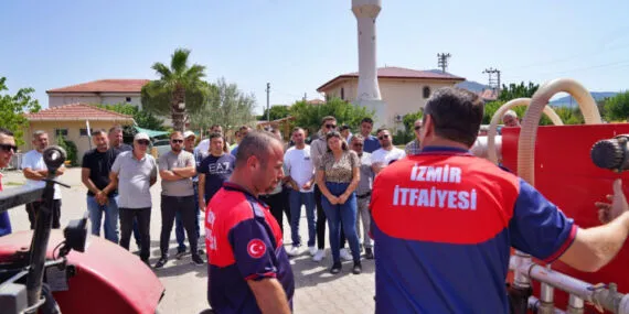 İzmir Büyükşehir'den yangın güvenliğine sıkı denetim haberi