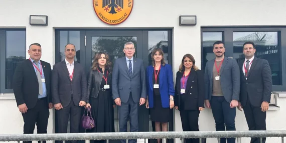 Karabağlar AB Komisyonu’ndan Almanya Başkonsolosluğu’na ziyaret haberi