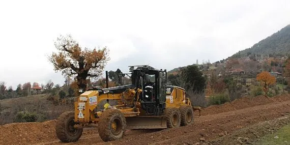 Kemer Ovacık yolu asfalta hazırlandı haberi