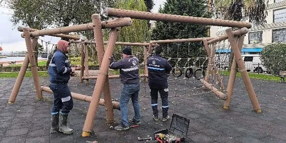 Kocaeli Büyükşehir'den oyun gruplarına periyodik bakım haberi