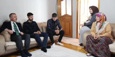 Kocaeli Kandıra'da vefat eden muhtarın ailesine taziye haberi