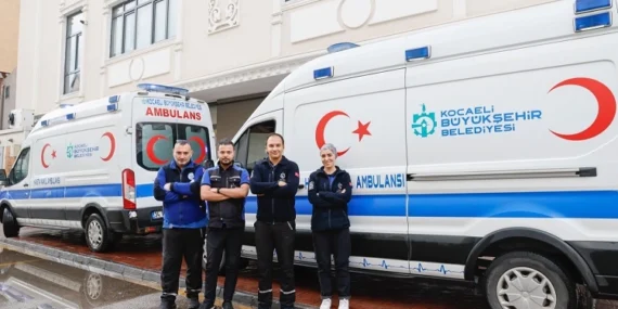 Kocaeli'nde 2024'te 48 bin kişiye "Hasta Nakil Ambulans" haberi