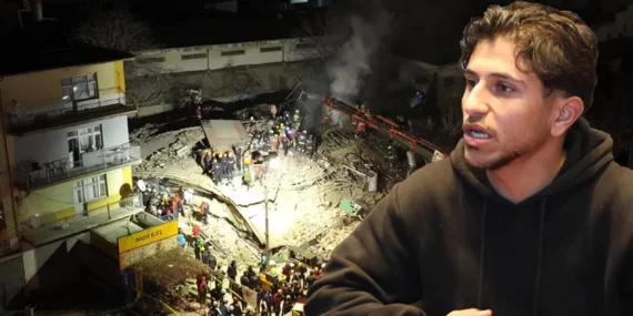 Konya'da çöken binada zillere basıp tahliyeyi sağlamıştı… Başkan Altay o genci ağırladı haberi