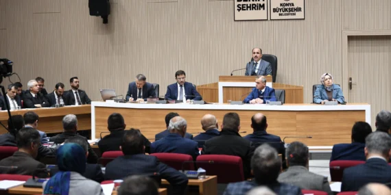 Konya'da yılı ilk meclisi toplandı haberi