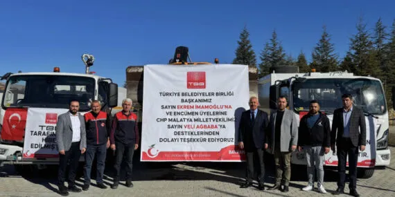 Malatya Doğanşehir'e TBB’den araç desteği haberi