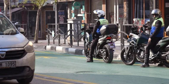 Manisa yeşil yolda trafik denetimi haberi