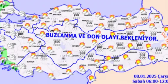 Meteoroloji'den 8 Ocak hava raporu… Bugün hava nasıl olacak? haberi