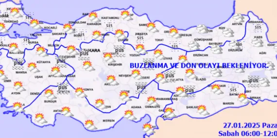 Meteoroloji'den don ve çığ uyarısı! haberi