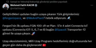 Milli uydumuz yörüngesine yerleşti haberi