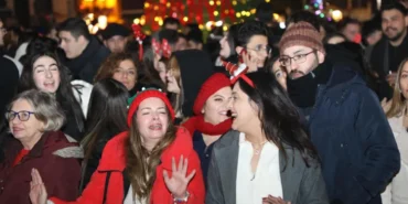 Mudanya yeni yıla tarihi meydanda 'merhaba' dedi