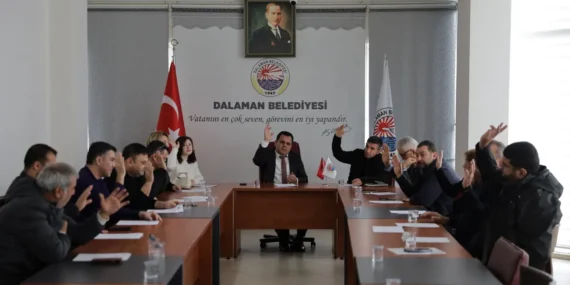 Muğla Dalaman'da meclis toplandı haberi