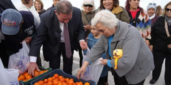 Portakal dağıtımları Güllük ve Boğaziçi’nde devam etti haberi