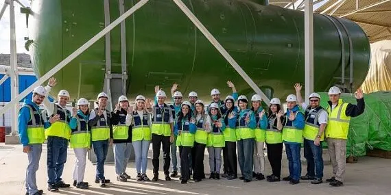 Rusya'dan gelen öğretmen heyeti Akkuyu NGS'yi ziyaret etti haberi