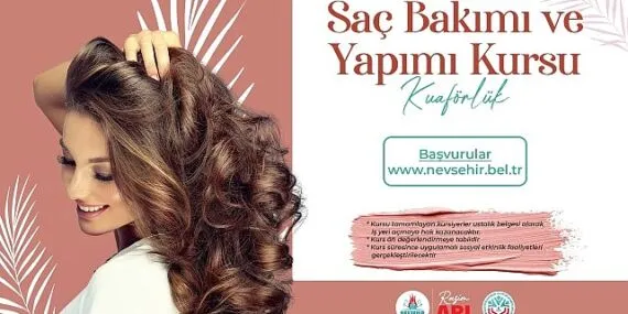Saç Bakımı ve Yapımı Kursu (Kuaförlük) Açılacak haberi