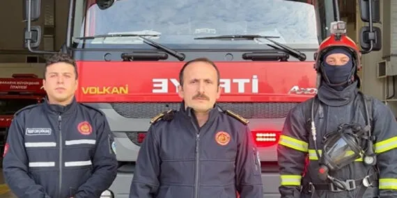Sakarya Büyükşehir’in itfaiye erlerinden farkındalıklı paylaşım haberi