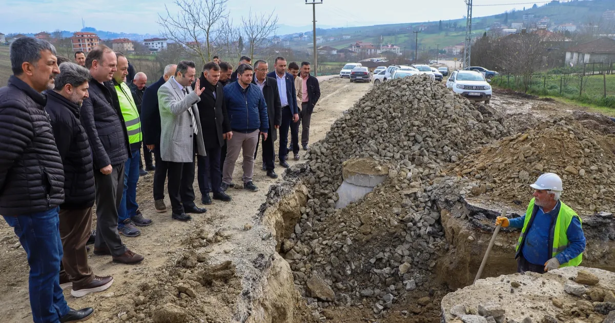 Sakarya Kaynarca’nın yeni atık su hattında  sona gelindi haberi