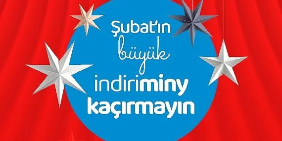 Şubat’ın büyük indirimini sakın kaçırmayın haberi