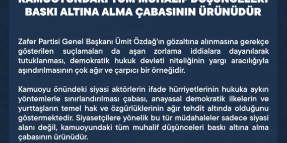 TBB: Düşünceler baskı altına alınmaktadır haberi