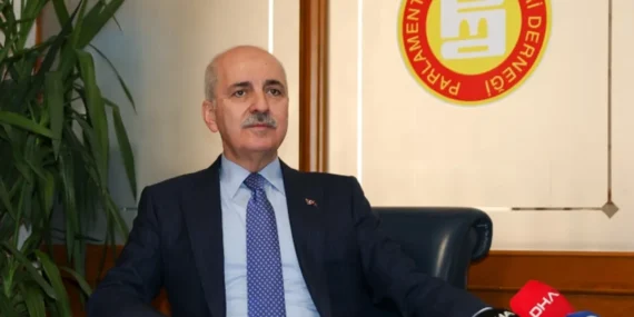 TBMM Başkanı Kurtulmuş'tan Parlamento Muhabirleri'ne ziyaret haberi