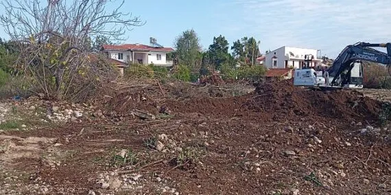 Tekirova Mahallesi’nde imar yolları açılmaya devam ediyor haberi