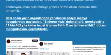 Thodex'in kurucusunun tahliye iddiaları 'Dezenformasyon' haberi