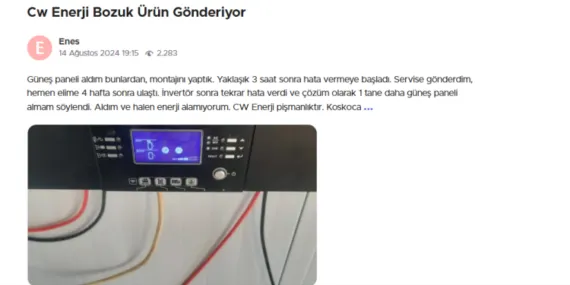 Tüketiciler kadar çalışanları da isyanda: CW Enerji, sektörün yüz karası! haberi