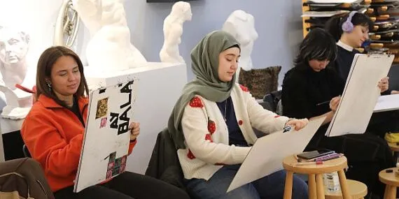 Turan Erol Sanat Atölyesi'nde İkinci Dönem Başladı haberi