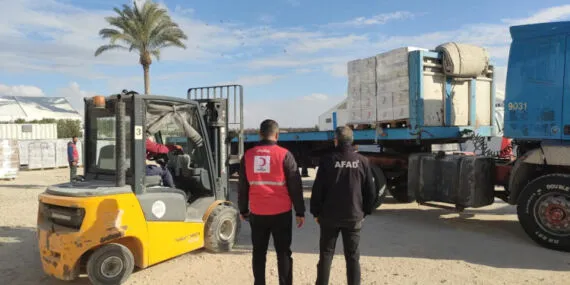 Türk Kızılay: Yardımlarımız hızla Gazze'ye giriyor haberi