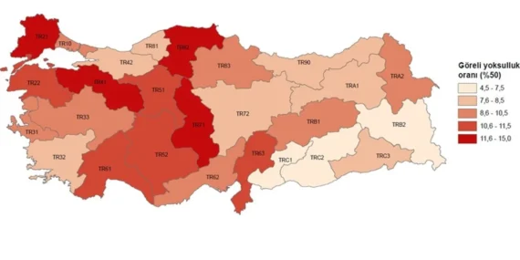 Türkiye'nin en yoksul şehirleri belli oldu