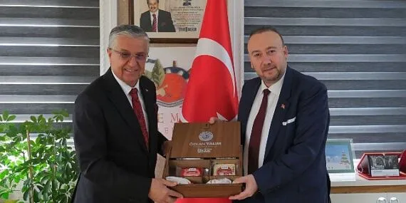 Uşak Belediye Başkanı Özkan Yalım’dan Başkan Topaloğlu’na ziyaret haberi