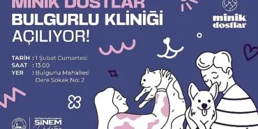 Üsküdar’da Minik Dostlar Bulgurlu Kliniği Açılıyor haberi