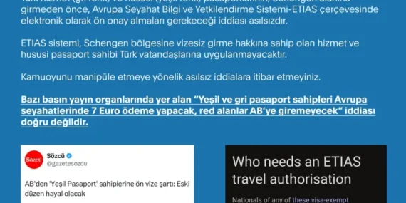 Yeşil ve gri pasaport iddiaları dezenformasyon! haberi