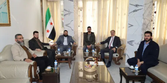 Yusuf Alemdar Suriye’nin başkenti Şam’da yönetim ile bir araya geldi haberi
